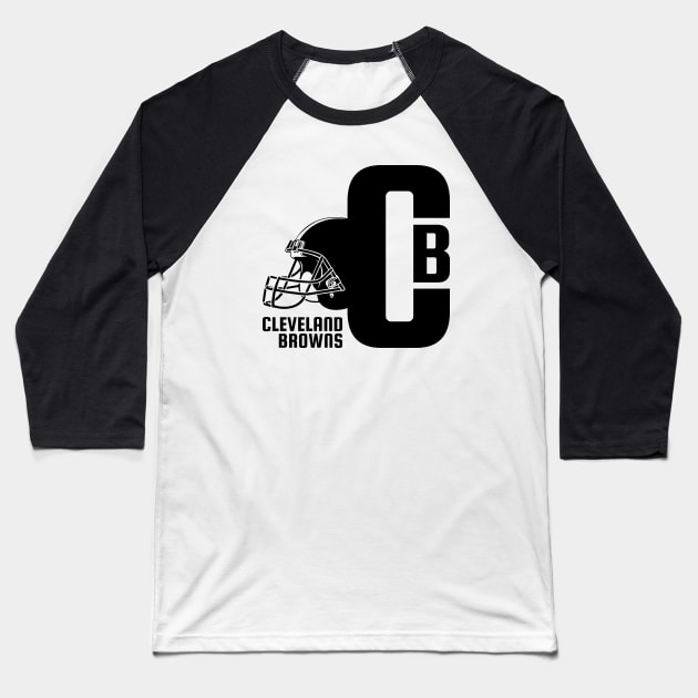 CB Cleveland Browns 2 Baseball T-Shirt by HooPet